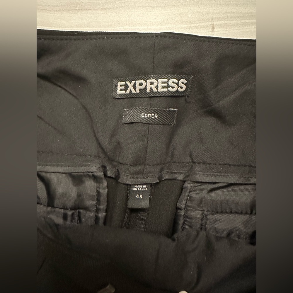 Express Editor Mid Rise Relaxed Pant - Picture 2 of 2